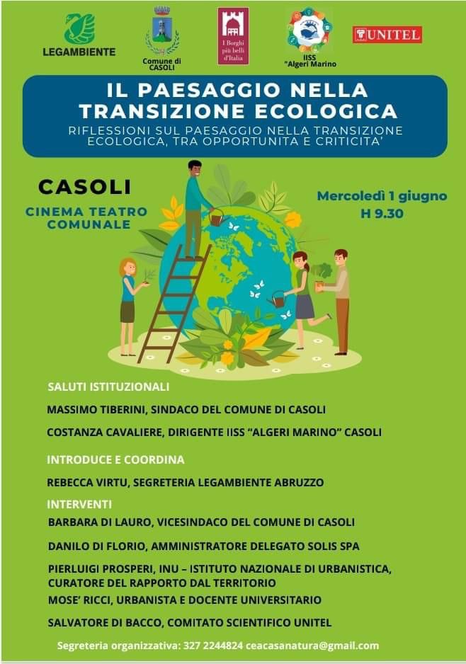 Locandina Transazione ecologica - 1 giugno 2022